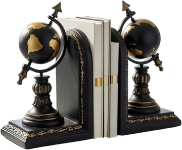Globe Bookends, Armillary Sphere, Celestial, Arrow, Astronomy - Set of 2