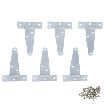 3" T-Strap Hinge, Galvanized Tee Hinge Heavy Duty for Barn Gate