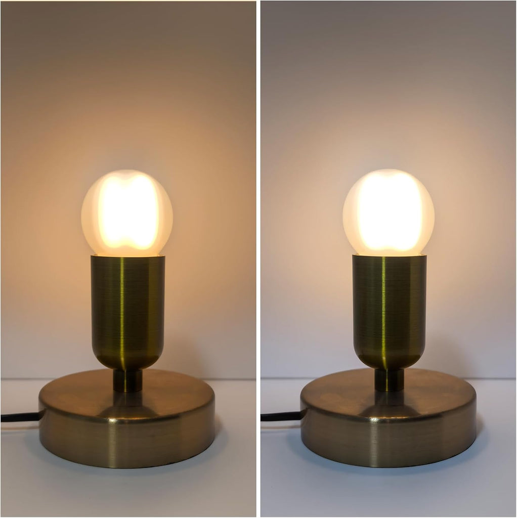 G16.5 E26 Dimmable LED Filament Globe Bulb, 2W/25W Equivalent 2700K Warm White Frosted Glass, Ideal for Decorative - Set of 6