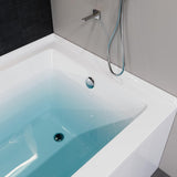 Swiss 54 Inch Alcove White Bathtub From Our Exquisite collection of Bathtubs For Bathroom - Right-Handed Bathtub