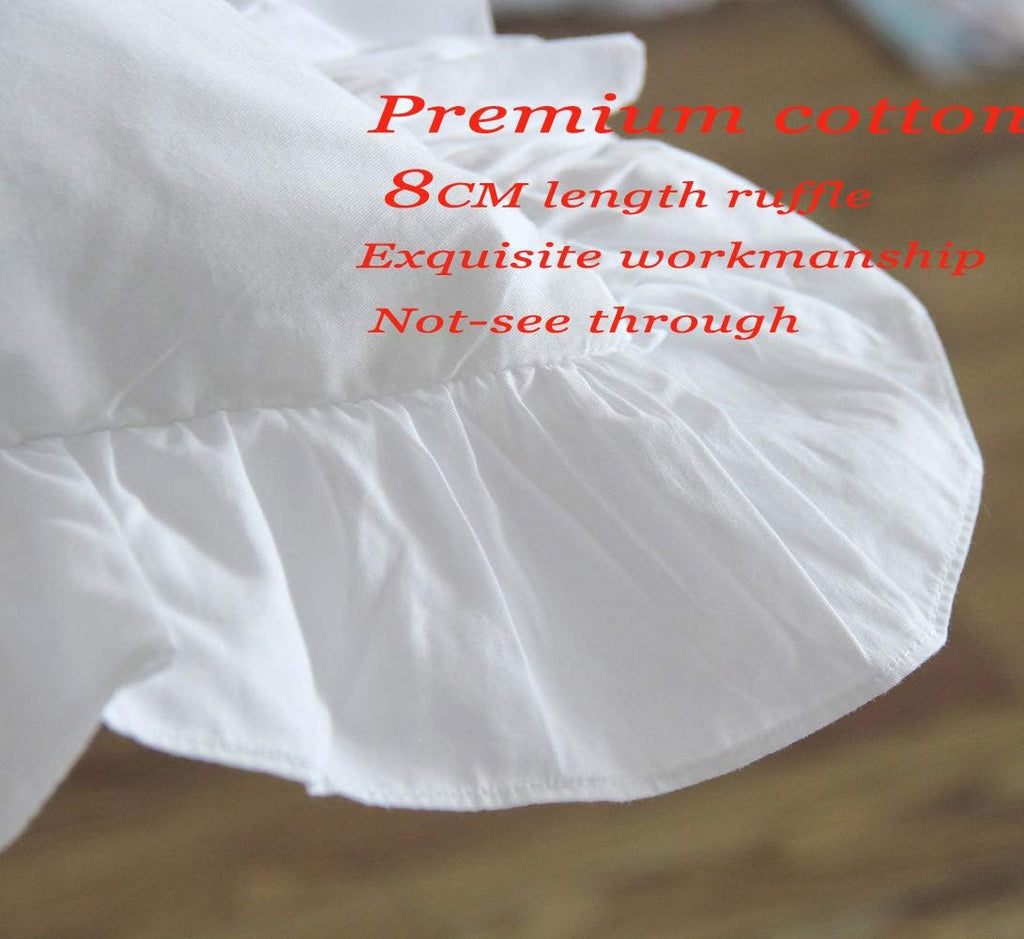 Queen's House 2-Piece White Euro Shams
