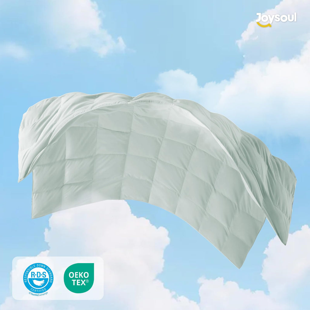 Lightweight Down Comforter Twin Size for Hot Sleepers