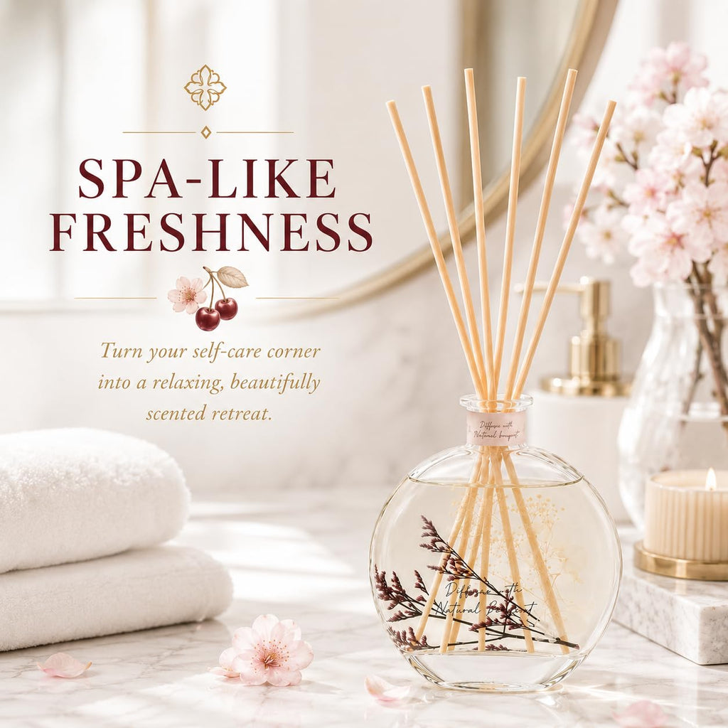 Black Cherry Reed Diffuser, 3.34 Fl Oz