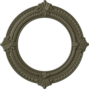 Benson Ceiling Medallion, Painted Turtle