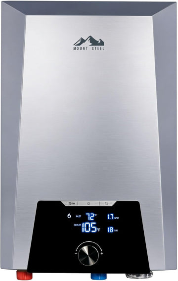Pioneer Series Electric Tankless Water Heater - Configurable Max Power to Fit Your Panel