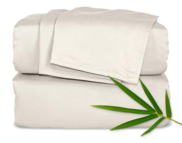 Sheets 100% Genuine Bamboo Viscose, King, Creme