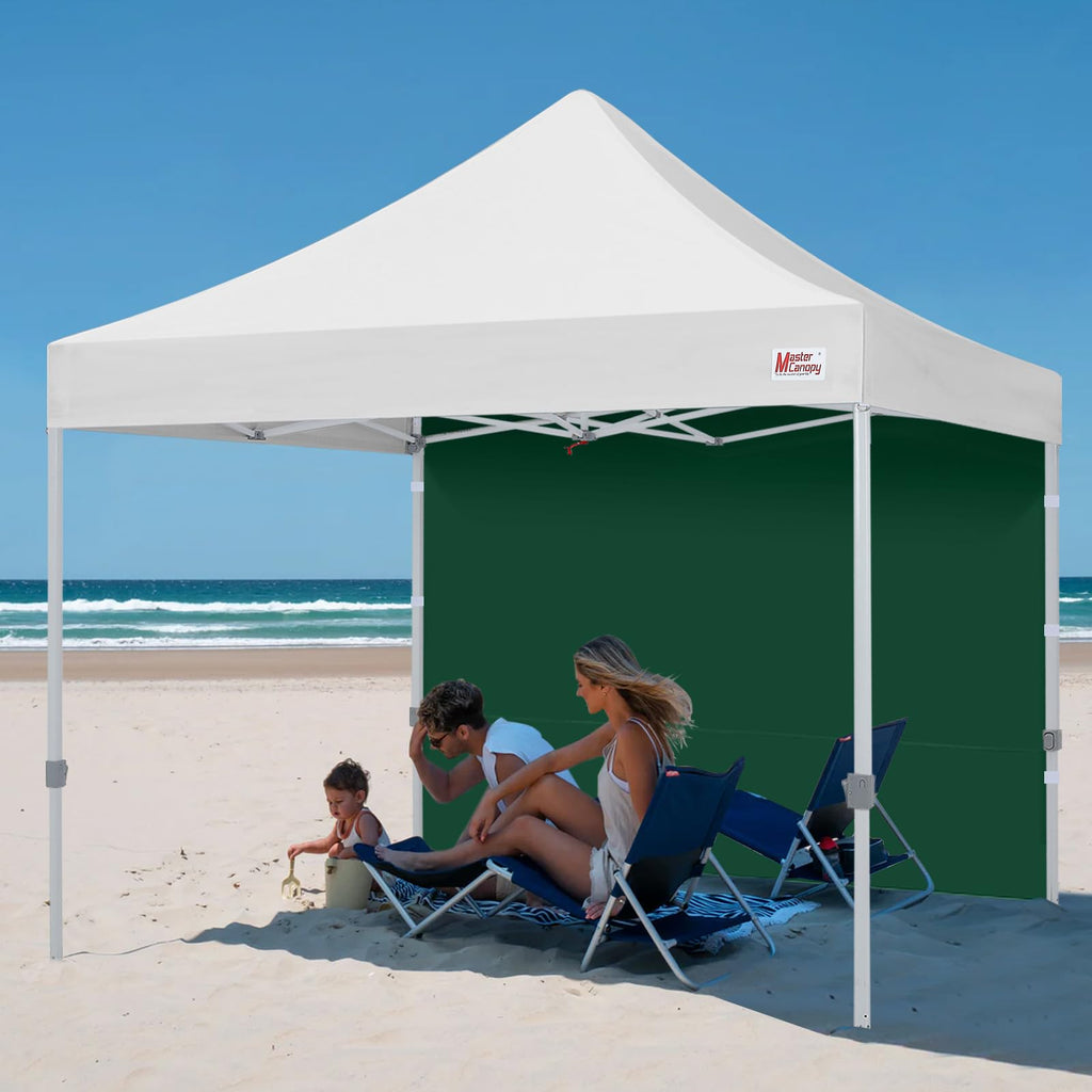 10x10 Pop Up Canopy Sidewall Only 1-Pack Forest Green