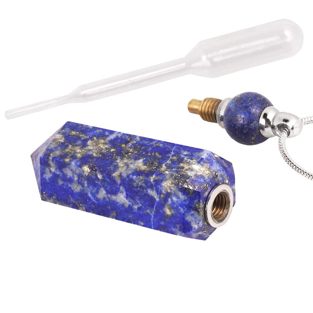 Essential Oil Diffuser Aromatherapy Stone Pendant Necklace