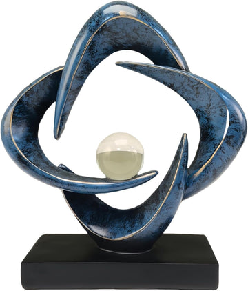 Home Decor Abstract Decorative Sculpture Decorations Dining Room Office, Resin Art Statues Coffee Table Bookshelf
