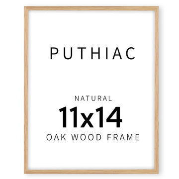 11x14 Solid Oak Wood Picture Frame, Natural Oak, 1 Pack