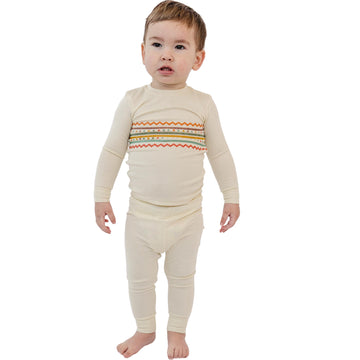Toddler Pajamas, Modal 2 Piece Long Sleeve, Boys Girls