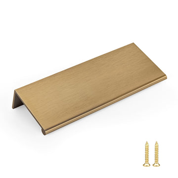 10 Pack 3in Champagne Bronze Finger Edge Pulls for Cabinet