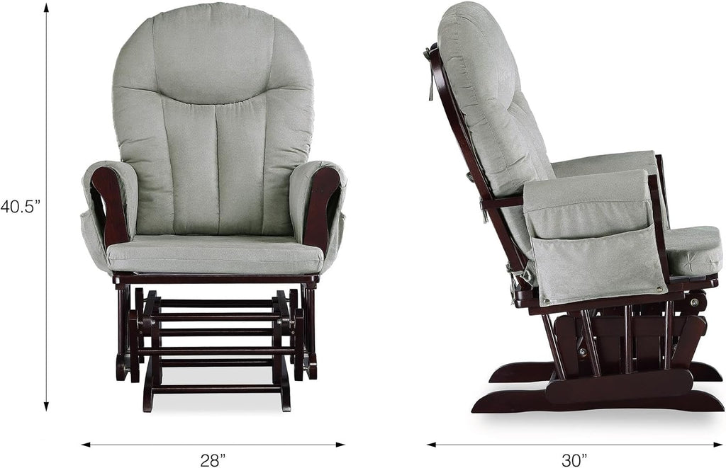 Nursery Glider & Ottoman, Espresso