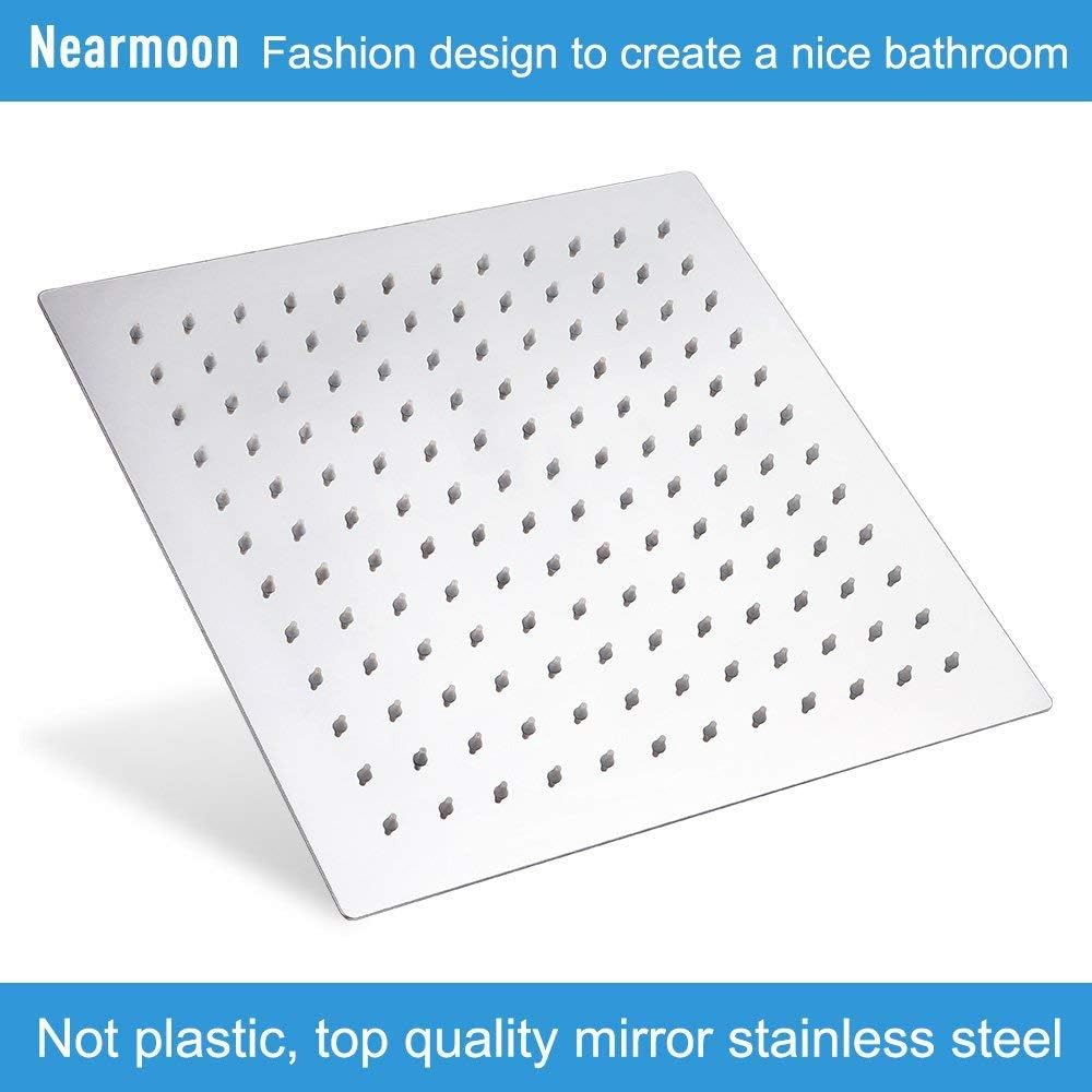 Square Rain Shower Head With Extension Arm