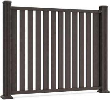 Metal Fence Panels, Aluminum Alloy Customizable Fence Panels for Courtyard Boundaries, 20 * 80