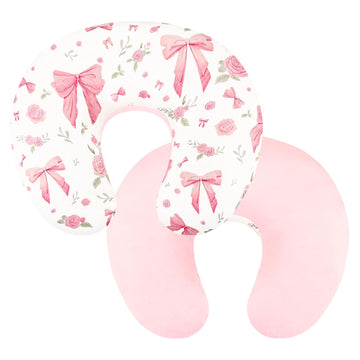 Nursing Pillow Cover, Ultra Soft Breastfeeding Pillow Covers for Newborn Baby Boys and Girls, Easy Removal and