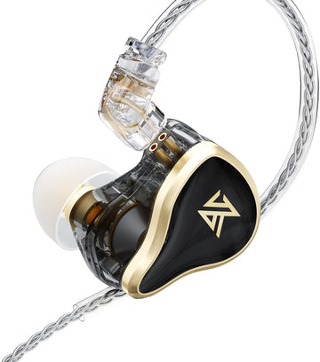 KZ ZAS 7BA+1DD In Ear Monitor for Musicians - 36dB Isolation, Stage