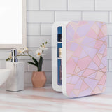 10L Mini Fridge for Bedroom - Car, Office Desk & Dorm Room 12v Portable Cooler Warmer Food, Drinks, Skincare, Beauty