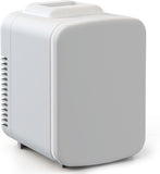 4L/6 Can Mini Fridge, Portable Cooler & Warmer Freon-Free Refrigerator, Provide Compact Storage for Skincare, Beverage