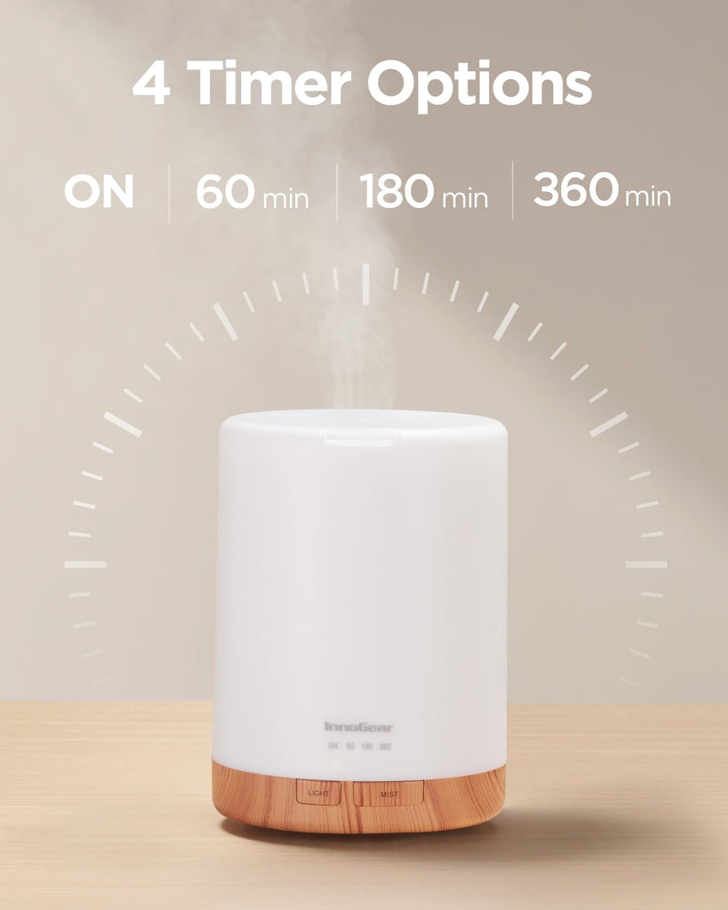 300ml Aromatherapy Essential Oil Diffuser 8 Oils Gift Set