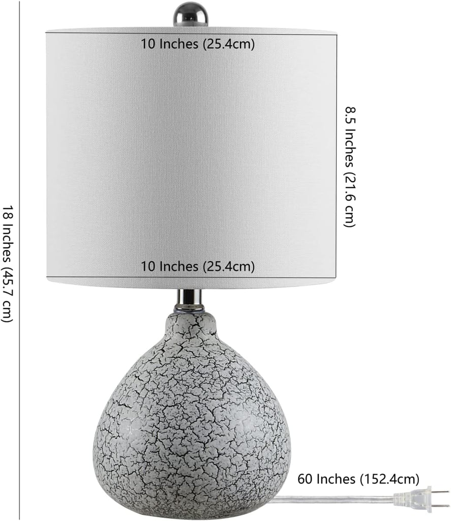 Lovell Clear Glass/ Gold 22-inch Bedroom Living Room Home Office Desk Nightstand Table Lamp (LED Bulb Included)