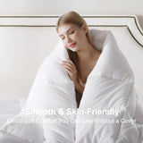 Queen Comforter Set - Reversible Dual Color - Goose Down Alternative