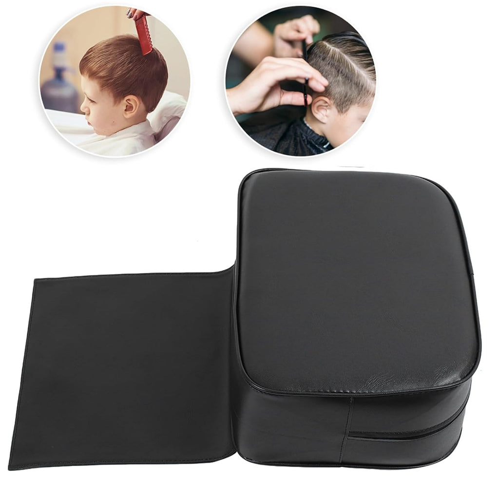 Salon Booster Seat Cushion, Children Leather Cushion Pads, Barber Booster Seat for Salon Styling Chair, Barber