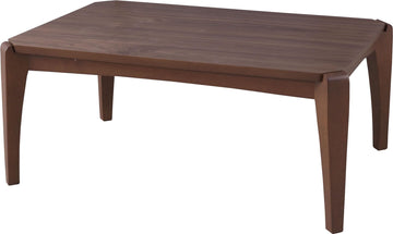 KT-109 Kotatsu Heater Table, W35.5 x D23.7 x H15.0 Inches, Natural Walnut and Rubber Wood Table Material, Home and