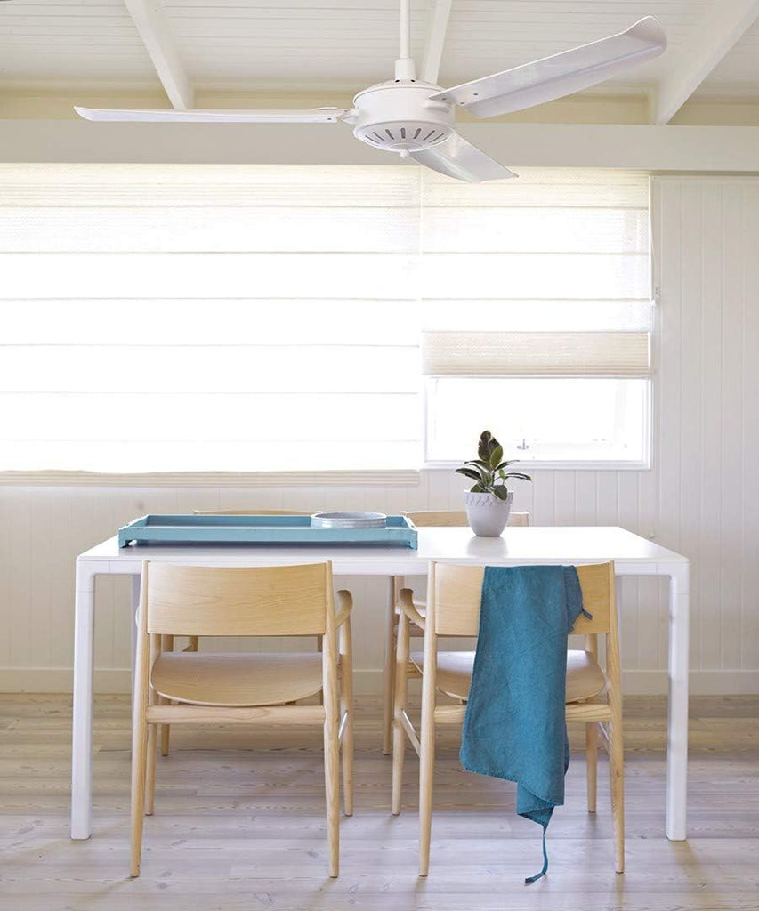 Carolina 56" Outdoor Indoor/Outdoor Ceiling Fan with Remote | Carolina 56" Indoor/Outdoor Antique White Ceiling Fan
