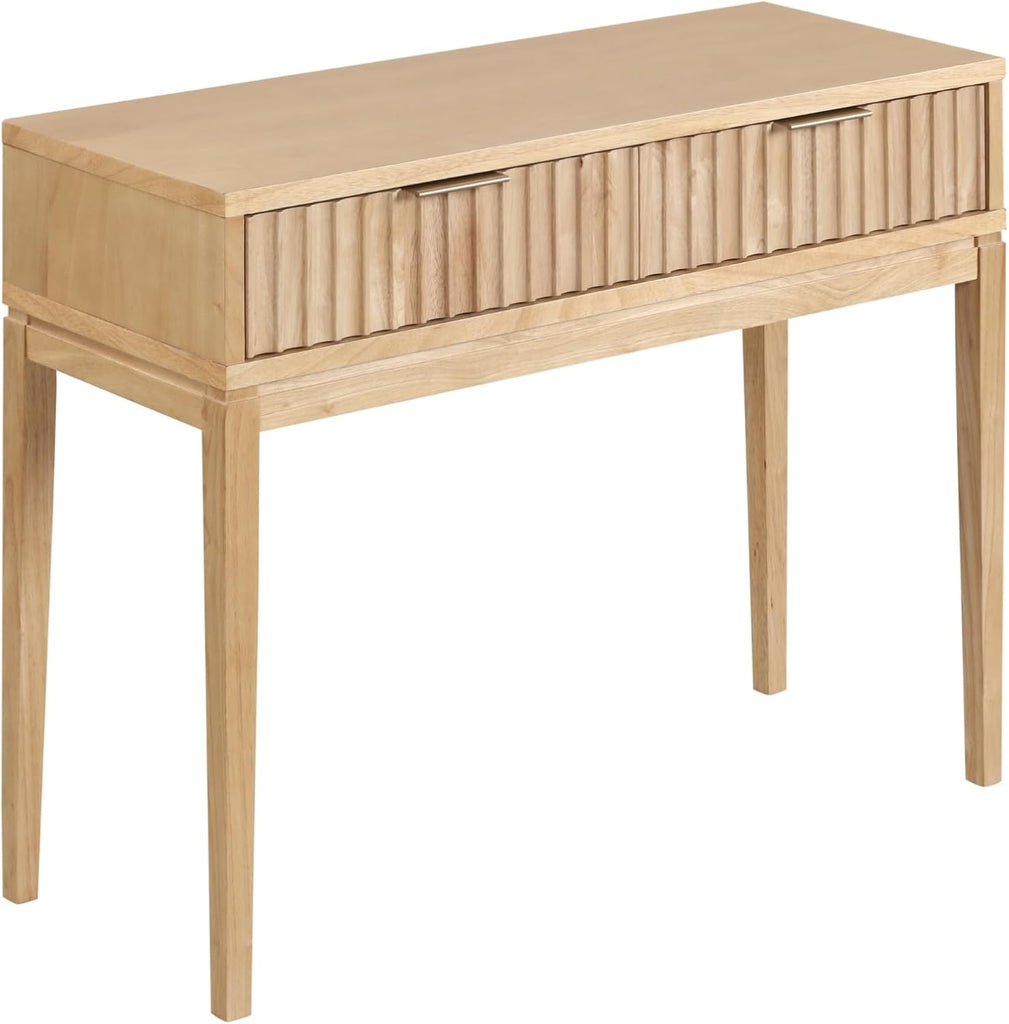 Virgo Wood Accent Storage Console Sofa Table, , 1, Warm Pine