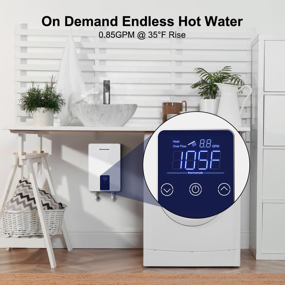 Mini Tankless Water Heater Electric 110V ~ 120V for Sink