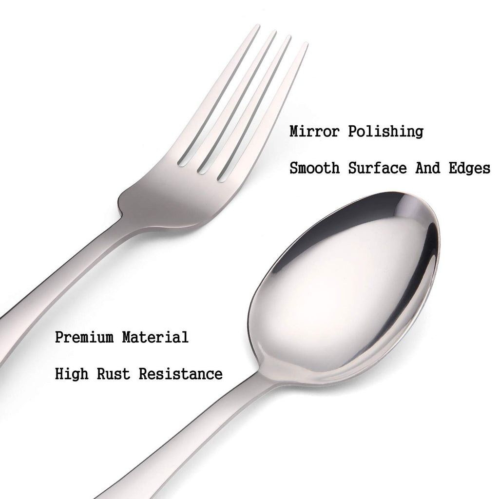 Silverware Set, 20-Piece Stainless Steel Flatware set, Tableware Cutlery Set Service for 4, Utensils s, Dishwasher