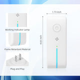 Plug In Air Ionizers - Air Ionizer for Home,Air Purifier Plug In with Night Light Negative Filterles