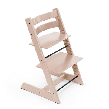 Tripp Trapp Chair, Adjustable Wooden High Chair, Serene Pink | Convertible Chair for Toddlers, Children & Adults