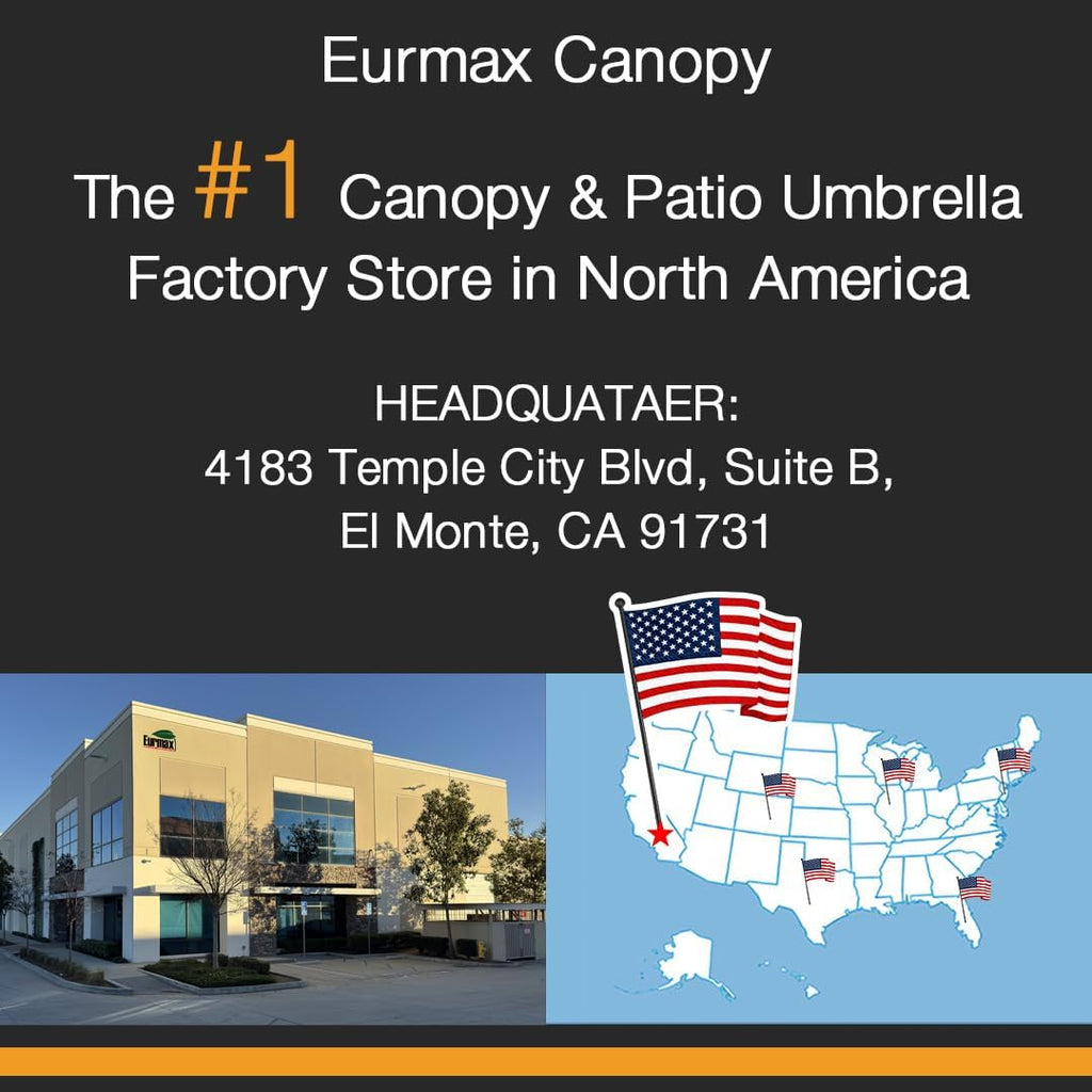 USA 10x10ft Pop Up Canopy,Commercial Instant Tent Events,Patented No-Tip Rolling Storage Bag with 4 Sandbags,UV & Water