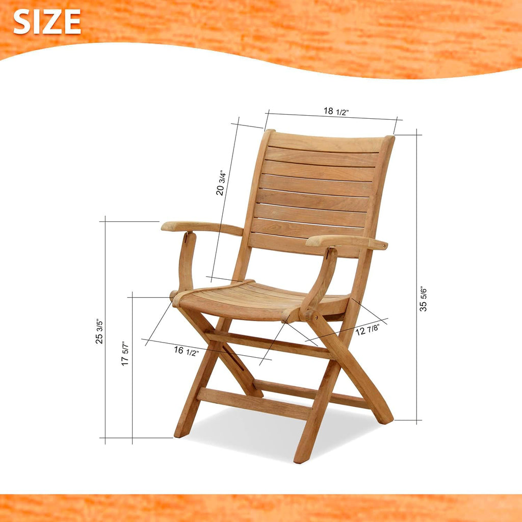 Teak Dublin 2-Piece Teak