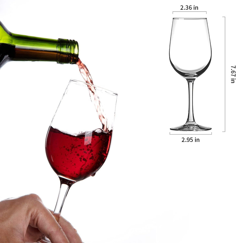 Wine Glasses Clear Red White Wine Glass Goblets Crystal Stemware (4PCS)