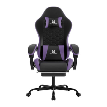 Gaming Chair, Computer Office Chair with Footrest, Adjustable Height & Backrest Gaming Chairs with Swivel for Adults