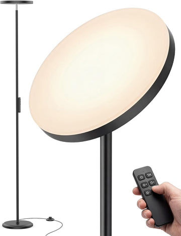 Floor Lamps, 69" Tall LED Lamp, 2800LM Standing Lamp Remote & Foot Switch with 1H Timer
