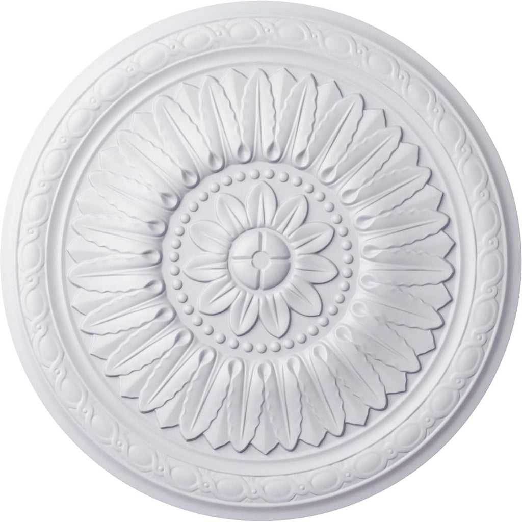 24"OD x 1 5/8"P Temple Ceiling Medallion (Fits Canopies up to 9 1/4")