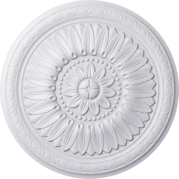 24"OD x 1 5/8"P Temple Ceiling Medallion (Fits Canopies up to 9 1/4")