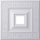 18-Inch x 18-Inch x 3 1/2-Inch ID x 1 1/8-Inch Eris Ceiling Medallion
