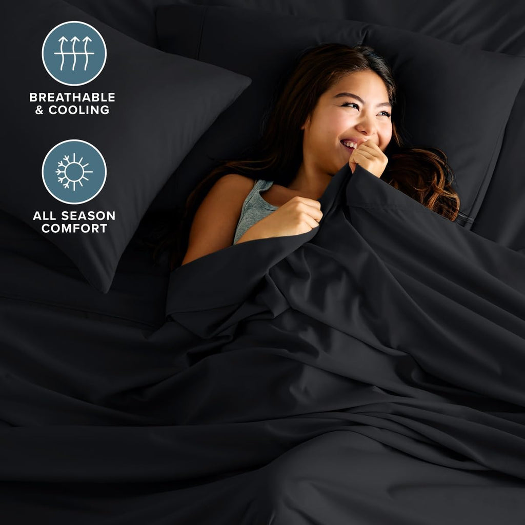 Cal King Sheet Set - 1800 Ultra-Soft (California King, White)