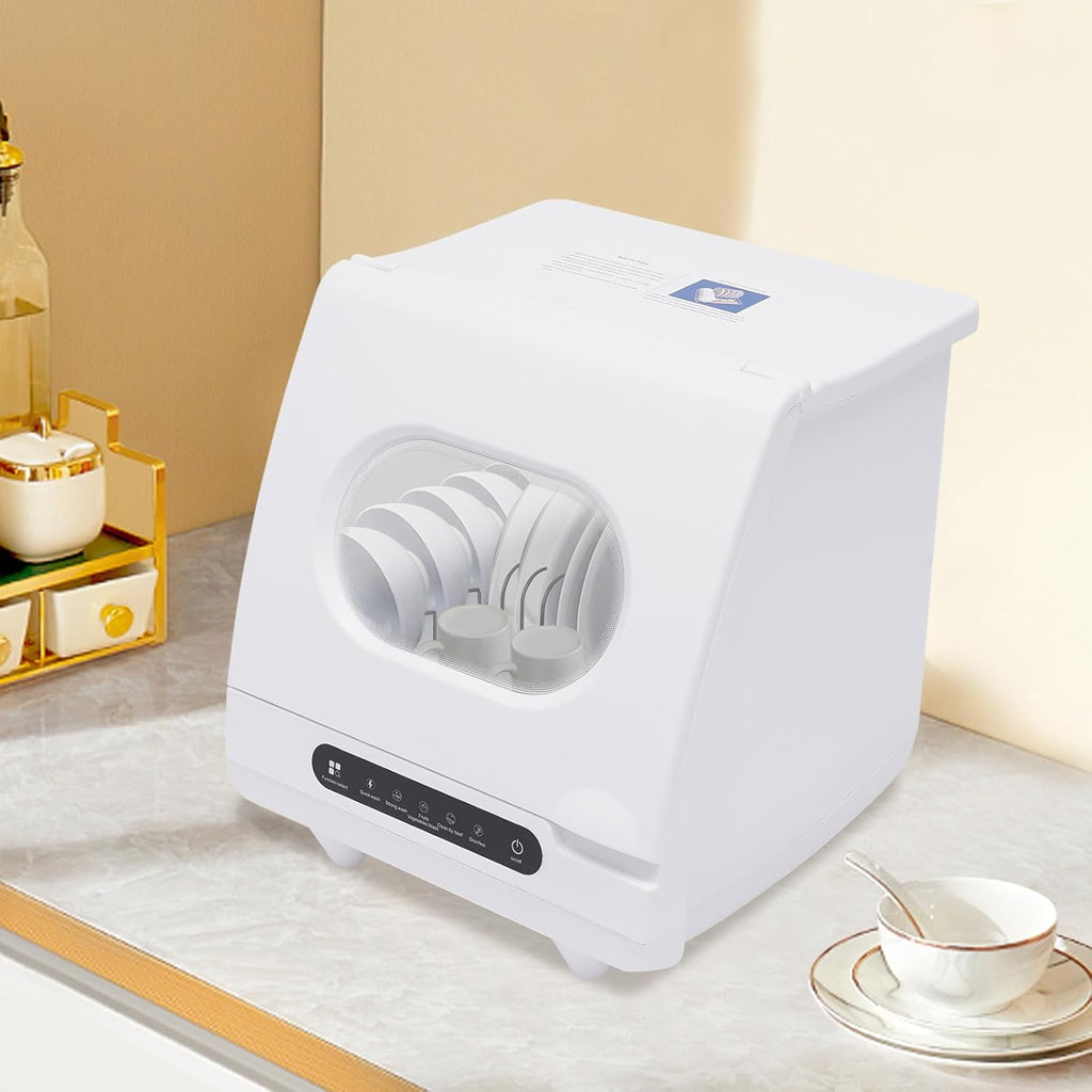 Portable Countertop Dishwasher, 1200W Compact Dishwasher