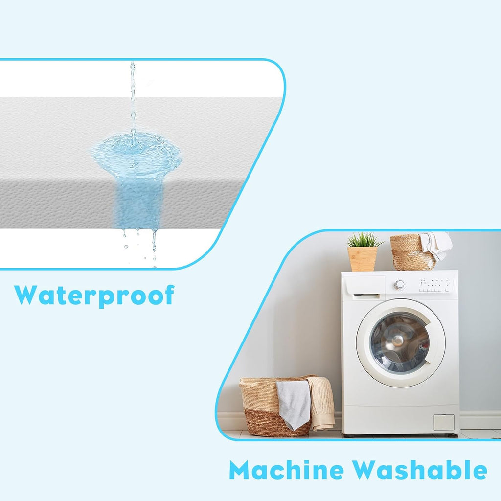 5"x52"x27.5" Premium Crib & Toddler Mattress, Water-Resistant and Removable Machine Washable Outer Cover, CertiPUR-US
