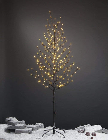 LED Star Light Tree, 3 to 6 ft, Festival Party Christmas, Indoor and Outdoor Use, Warm White