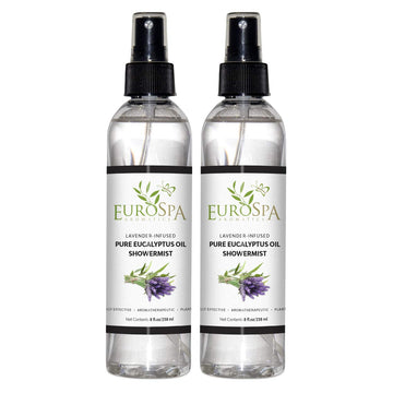 Pure Eucalyptus Oil ShowerMist and Steam Room Spray, All-Natural Premium Aromatherapy Essential Oils - Lavender
