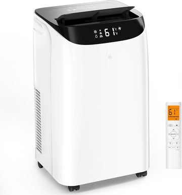 14000 BTU Portable Air Conditioners, Cools Up to 700 Sq.Ft, Free standing AC Unit, Cooling, Dehumidifier, Fan