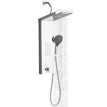 Shower Panel Tower System, Rain Shower Head Rainfall
