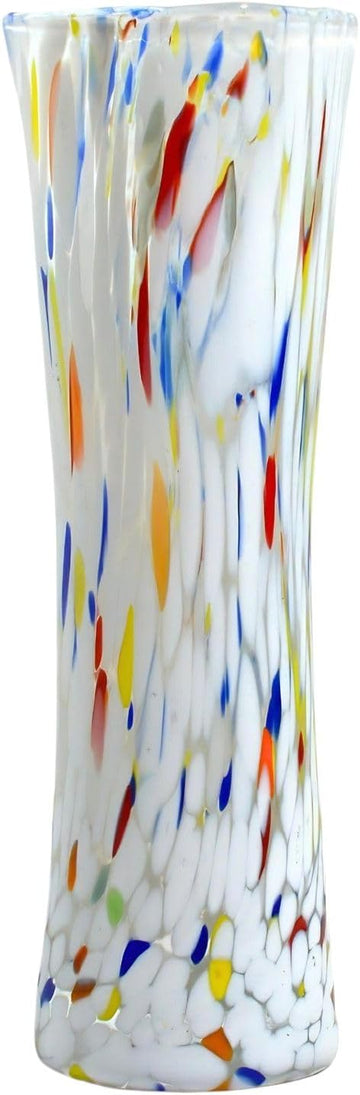 Bud Vase, White, 7.25"